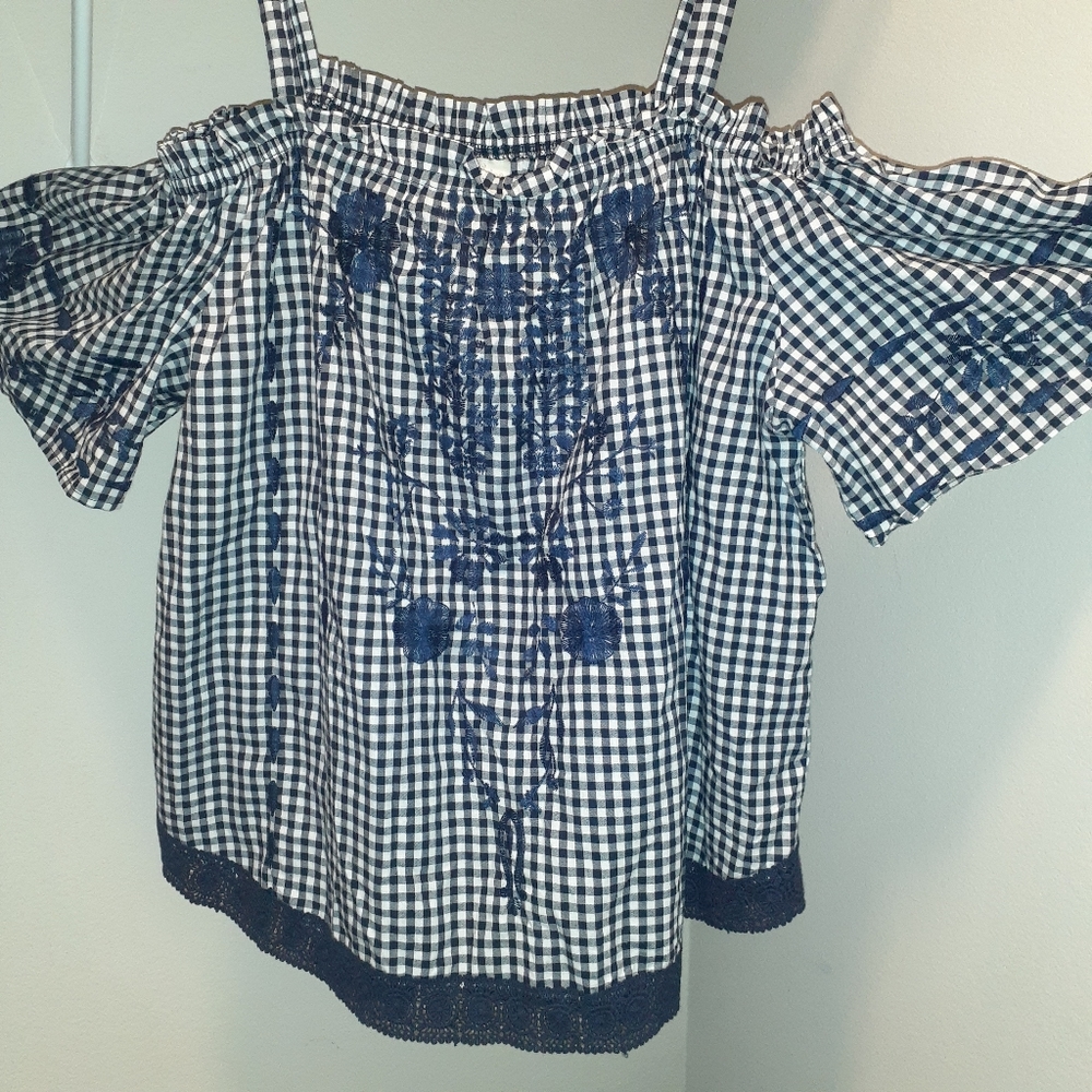 Off the shoulder with straps Knox rose top